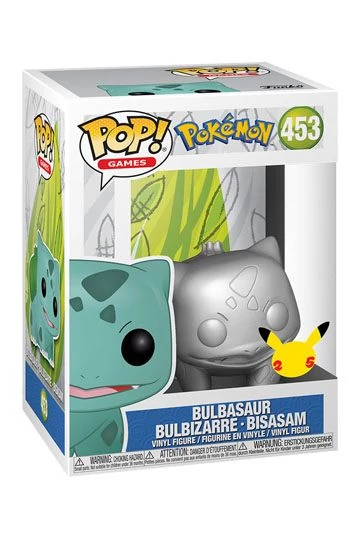 Pokemon POP! Games  Bulbasaur Pokemon Silver 25th Anniversary Special Edition 9 cm