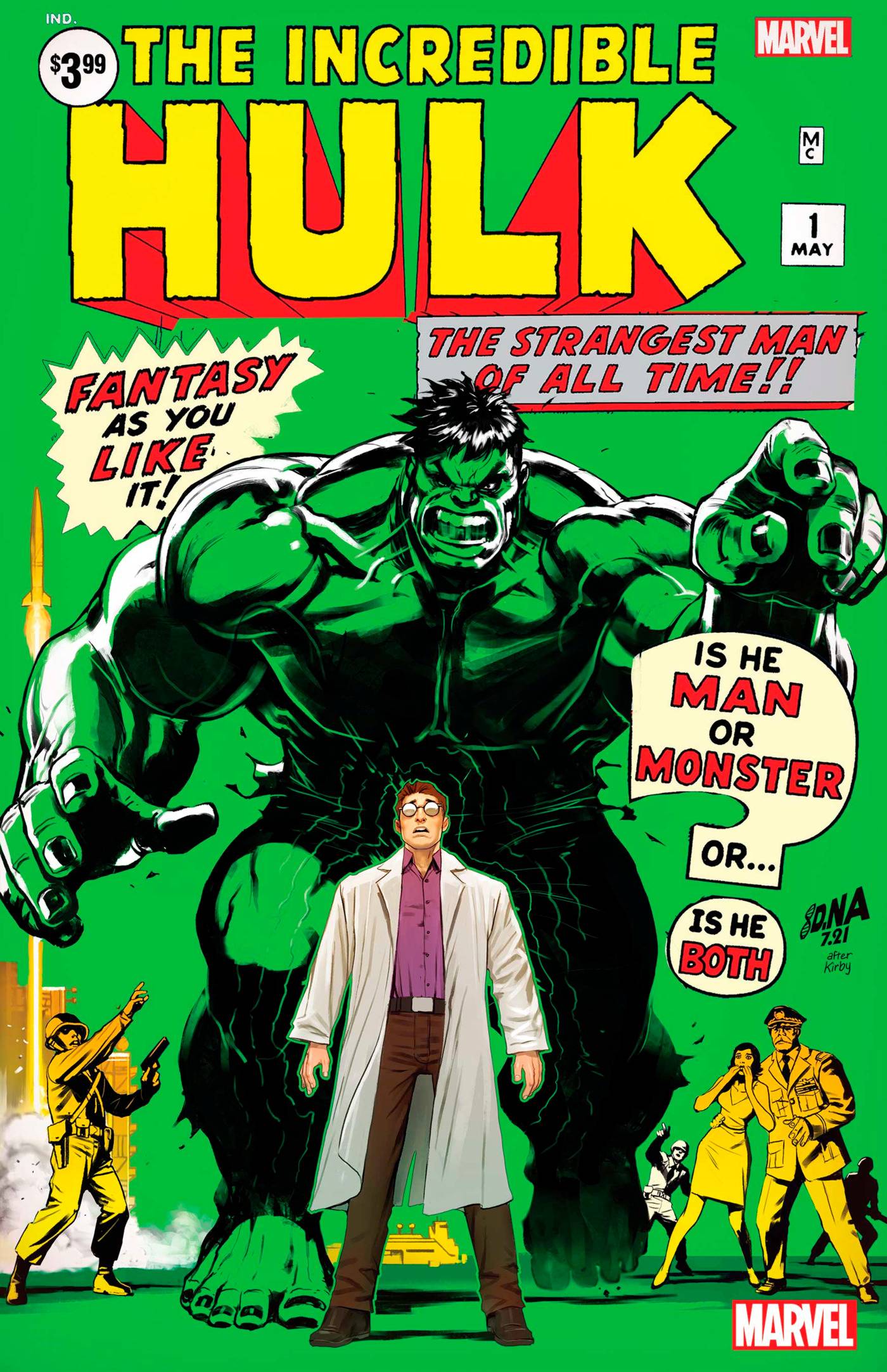 Hulk (2021 Marvel) #3 NAKAYAMA CLASSIC HOMAGE VAR