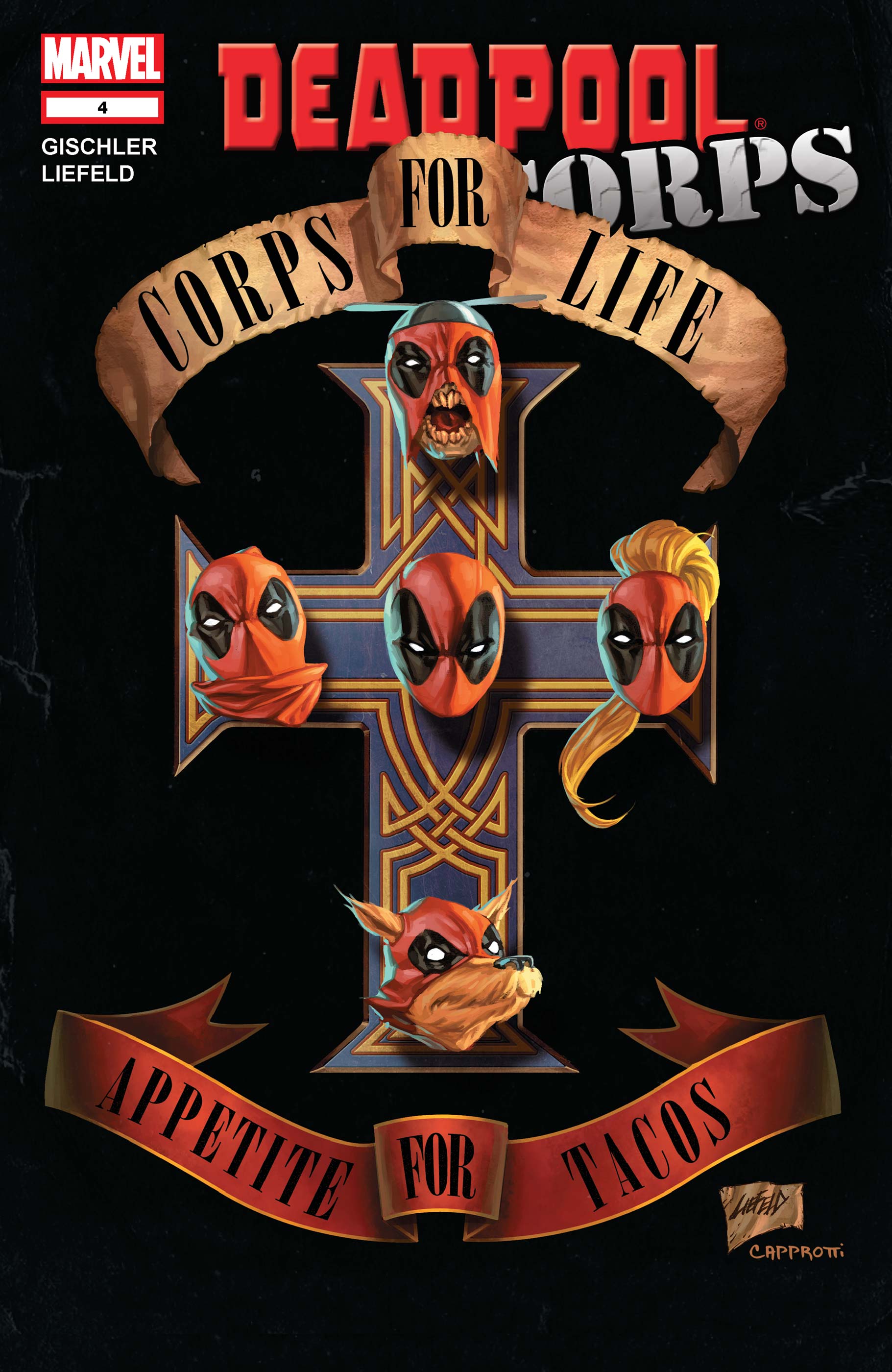 Deadpool Corps #4 Guns 'n Roses variant
