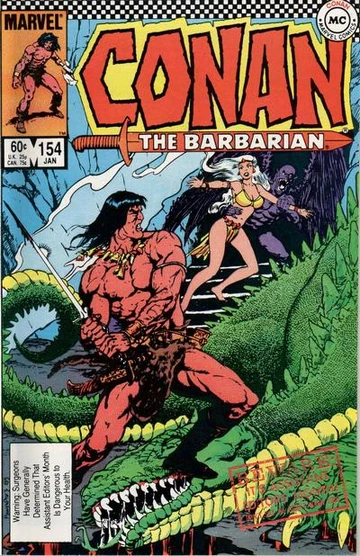 Conan the Barbarian #154 First appearance of Captain Durzzak, Princess Lyzala