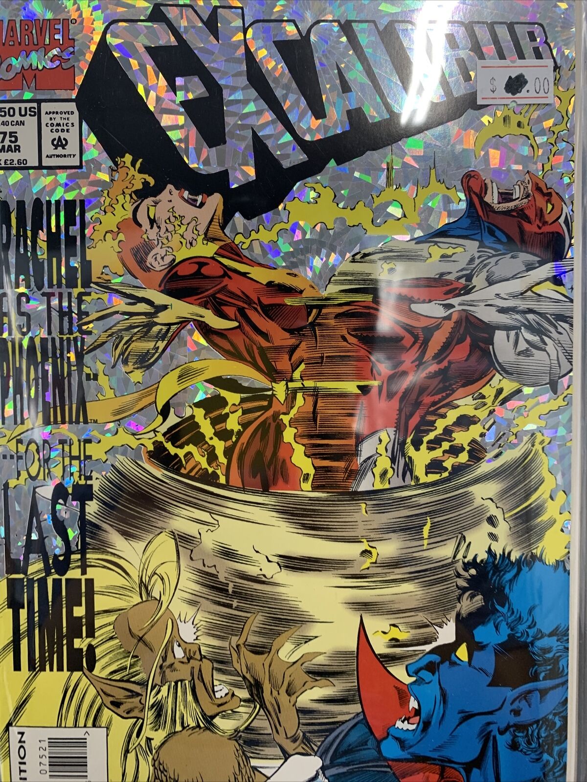 Excalibur #75 holofoil borító