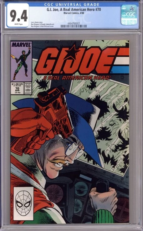 GI Joe  #70 CGC 9.4