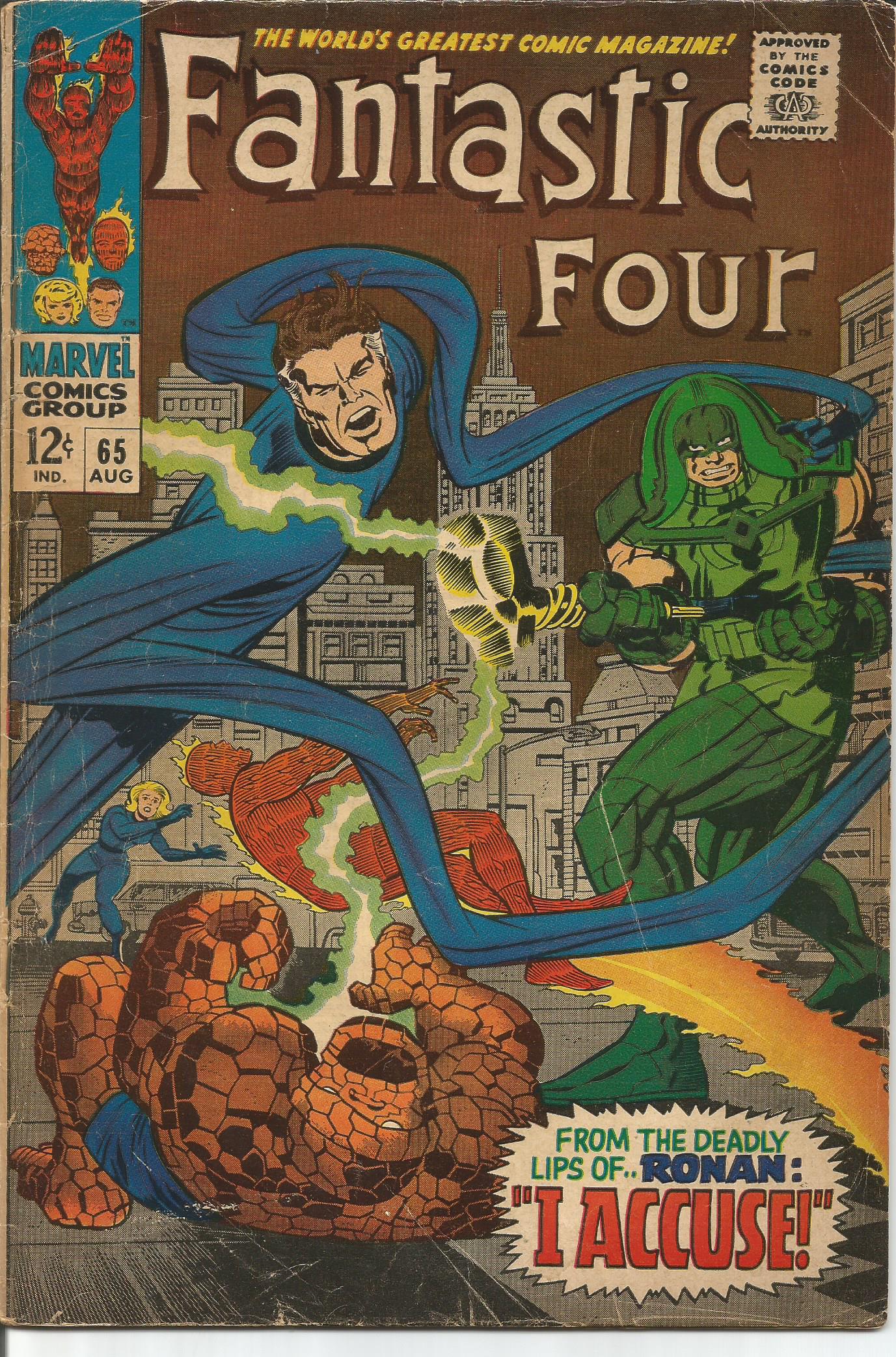 Fantastic Four #65 Ronan első megjelenése