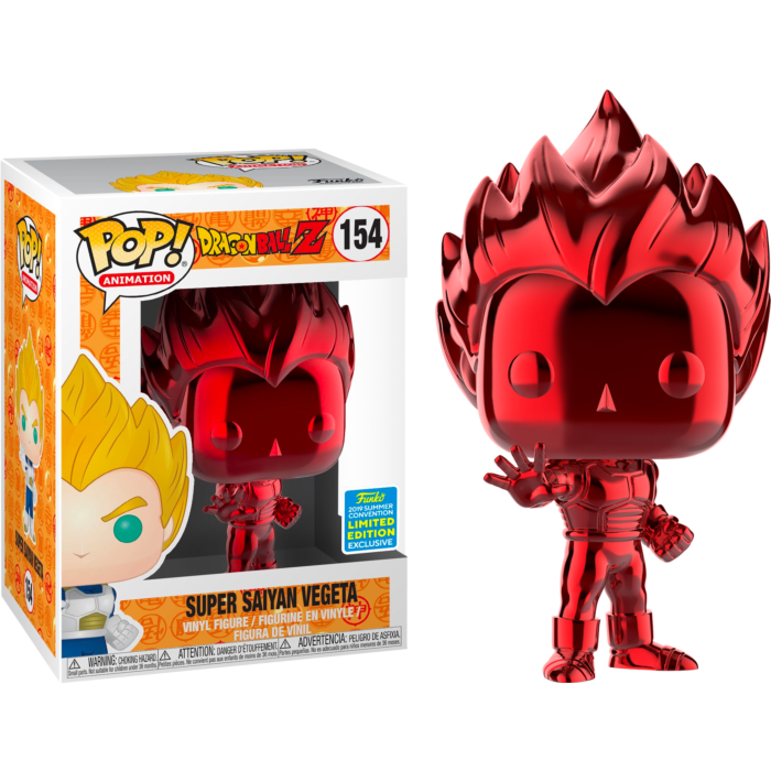 Dragon Ball Z - Super Saiyan Vegeta Red Chrome Pop! (2019 Summer Convention Exclusive)