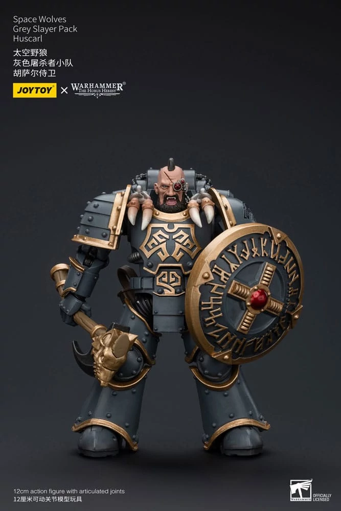 Warhammer The Horus Heresy Action Figure 1/18 Space Wolves Grey Slayer Pack Huscarl 12 cm