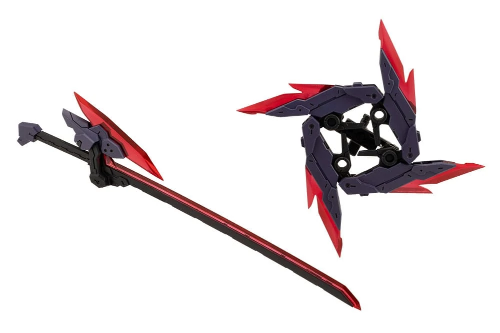 Megami Device M.S.G 07 Action Figure Accessory Set Ninja Blade Kazakiri Dark Blade